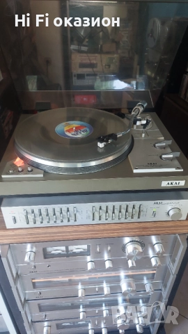 Грамофон AKAI AP-206C директ драйв, снимка 2 - Грамофони - 51755508
