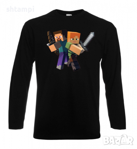 Мъжка тениска Minecraft 6,Minecraft,Игра,Забавление,подарък,Изненада,Рожден Ден., снимка 11 - Тениски - 36495248