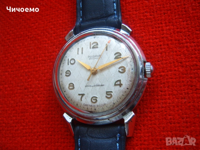 Родина Автоматик Първия ръчен часовник автоматик на СССР, снимка 3 - Антикварни и старинни предмети - 51601483