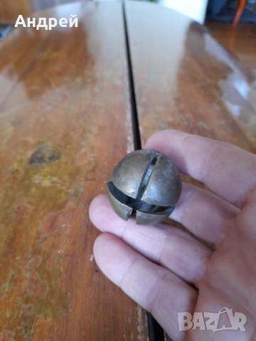 Стар звънец,хлопка,чан #10, снимка 3 - Други ценни предмети - 44717951