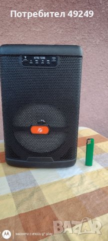 Блутут колона с безжичен микрофон , снимка 3 - Bluetooth тонколони - 42344960