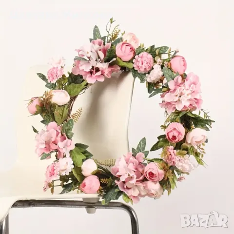 Цветен венец, снимка 3 - Декорация за дома - 49120979