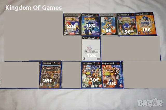 Игри за PS2 /Sonic Mega Collection Plus/Sonic Unleashed/Sonic Heroes/Ratchet Gladiator/Naruto 2 3/