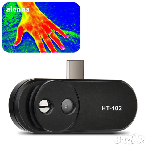 Външна термокамера HTI HT-102 термална камера за мобилни телефони Android/IOS, снимка 2 - Камери - 44679350