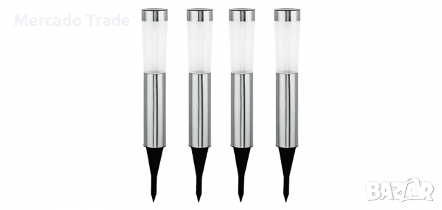 Комплект декоративни соларни лампи - 4бр., снимка 2 - Декорация за дома - 36216951