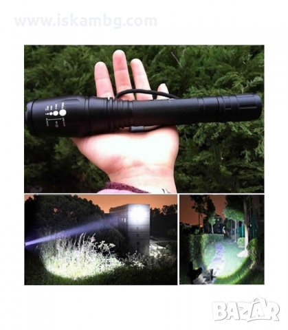 АКУМУЛАТОРЕН ФЕНЕР С ДИОД Т-6 - код T6-0478, снимка 6 - Други стоки за дома - 34079463