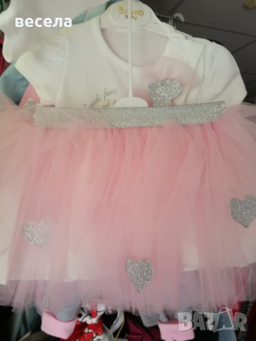 Пола от тюл, розов цвят и блузка за момиче 1год,2,3,4,5години., снимка 3 - Други - 40978518