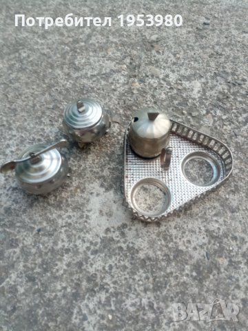 Съдове за хайвер и горчица