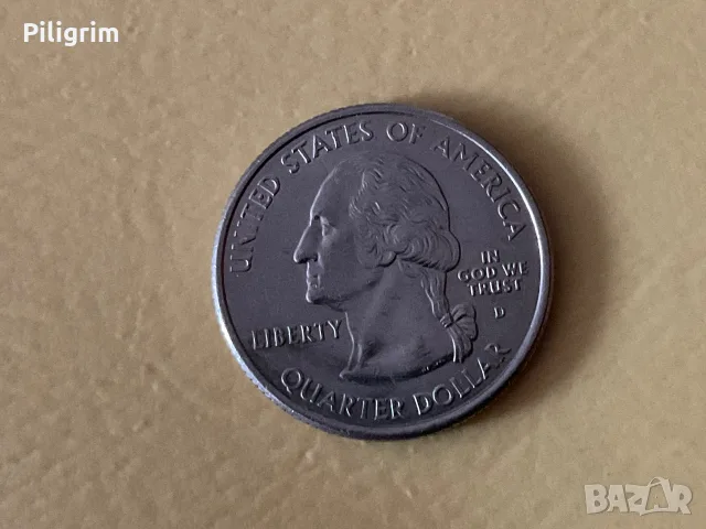 САЩ 25 цента 2005 г. (D), Oregon., снимка 2 - Нумизматика и бонистика - 55728935