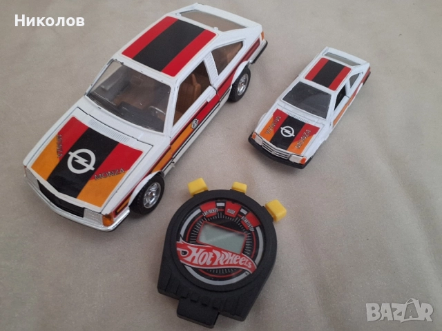 OPEL MONZA 1/24 1/43 HOT WHEELS + хронометър