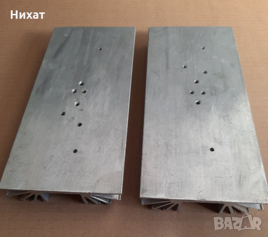 Обява 2. Комплект 2 бр охлаждане големи алуминиеви радиатори за електроника, усилватели, снимка 2 - Други - 35744009