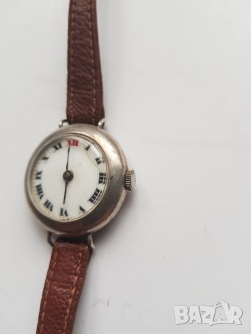 Стар сребърен механичен дамски часовник, снимка 3 - Антикварни и старинни предмети - 38972744