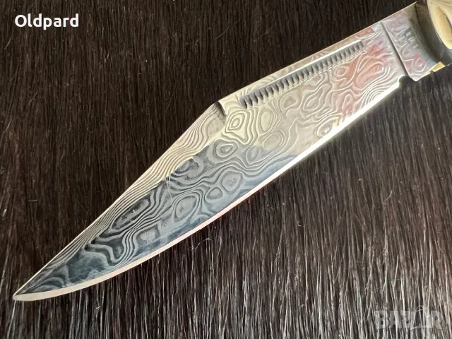 Среден сгъваем джобен нож Stockman Cinnamon Stag (Rough Ryder) RR2160, снимка 3 - Ножове - 48616982