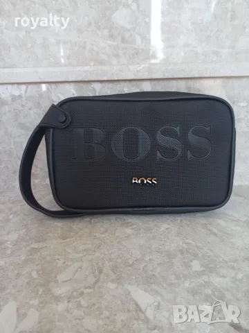Нова Мъжка Кожена Чанта Различни Цветове и Марки Hugo Boss Louis Vuitton 
