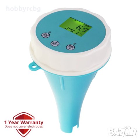Тестер за измерване на Хлор pH TDS EC ORP Темп. за басейни, джакузи и аквариуми, снимка 1