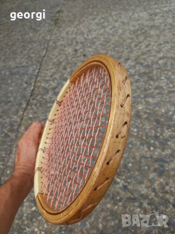 ретро дървена тенис ракета , снимка 7 - Тенис - 41770297