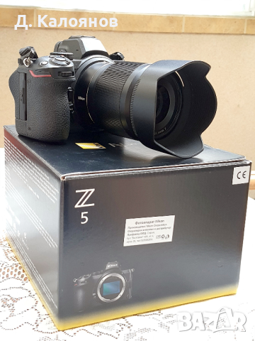 Фотоапарат Nikon Z5 с FTZ адаптор и две батерии, снимка 3 - Фотоапарати - 44683988