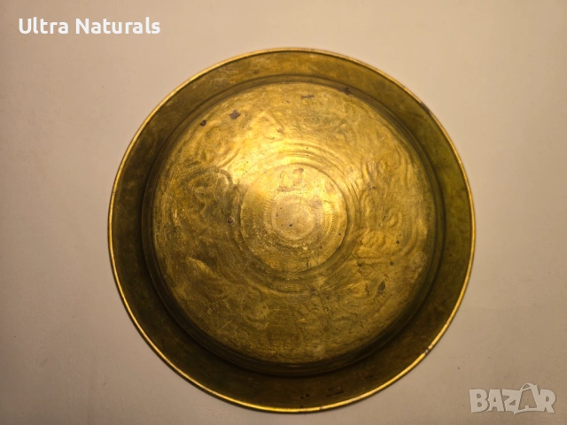 Винтидж чиния с орнаменти 19см Декоративна, снимка 5 - Антикварни и старинни предмети - 53576366