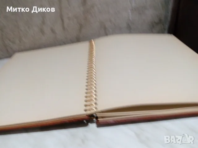 Папка дебела естествена кожа скицник с рисунка от соца 27х33см  и малка дракон 233х165мм, снимка 6 - Ученически пособия, канцеларски материали - 55953940