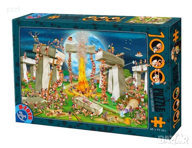 [неналичен] Пъзел "Stonehenge" Cartoon collection D-toys 1000 части, снимка 1