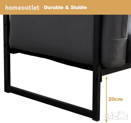 ПРОМОЦИЯ Кресло / Канапе AJCJ-SA-158GY, снимка 8 - Дивани и мека мебел - 47602081