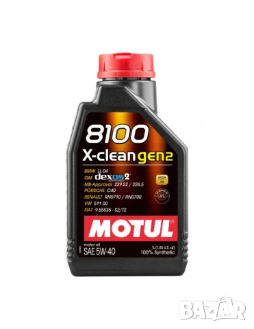 Моторно Масло MOTUL 8100 X-Clean C3 5W-40 1л.