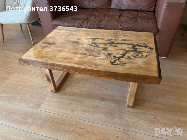 Дизайнерска холна маса 100×64×46 см, снимка 2 - Маси - 53192252