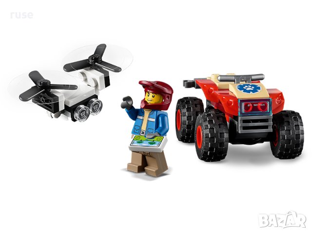НОВИ! LEGO® City 60300 Спасително АТВ, снимка 5 - Конструктори - 40663800