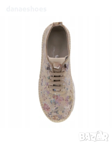 Дамски спортни обувки от естествена кожа с принт на цветя , снимка 7 - Дамски ежедневни обувки - 53822747