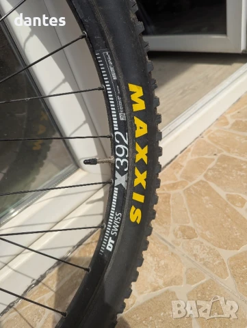 Капли DT Swiss X392, 29", QR, IS 6 bolt, главини XT, Гуми maxxis, MTB Weelset, снимка 6 - Части за велосипеди - 51236427