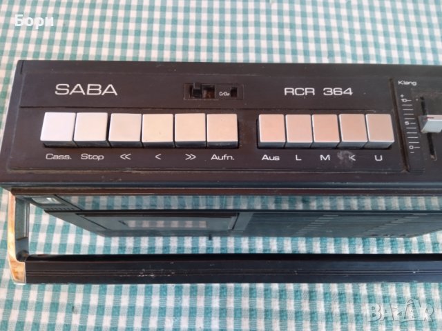 SABA RCR 364 Радиокасетофон, снимка 4 - Радиокасетофони, транзистори - 41828844