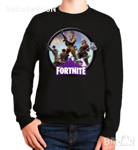 Нова детска ватирана блуза Fortnite (Фортнайт)
