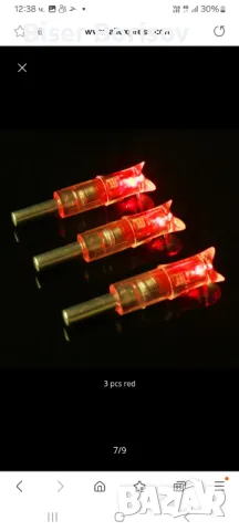 Светещи Нокове за Стрели Арбалет, снимка 4 - Лъкове и арбалети - 49829422