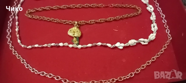 Стари 4бр женски колиета, снимка 7 - Антикварни и старинни предмети - 52852270