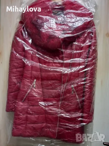  Елегантно палто / яке с пух, снимка 2 - Якета - 48591251