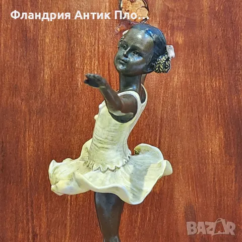 Бронзова скулптура на балерина по модел на Preiss, снимка 10 - Статуетки - 49648702