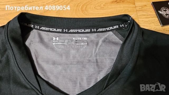 Мъжка тениска UnderArmour XL, снимка 2 - Тениски - 53481316