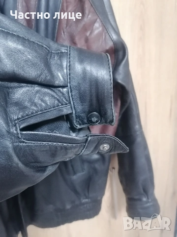 Ххл Естествена кожа мъжко яке, ГО 68 см, дължина 73 см. , снимка 2 - Якета - 53648681