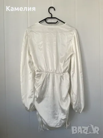 Бяла рокля, снимка 2 - Рокли - 49589204