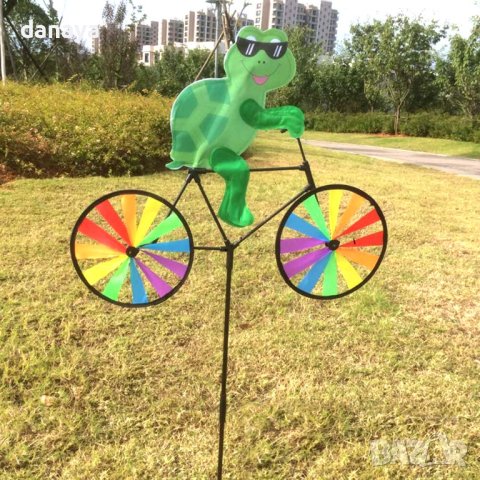 3666 Голяма градинска въртележка Велосипед Дъга с животинче, снимка 10 - Градински мебели, декорация  - 40366406