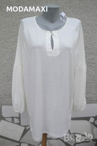 3XL+ Нова  туника Anco бяла , снимка 1
