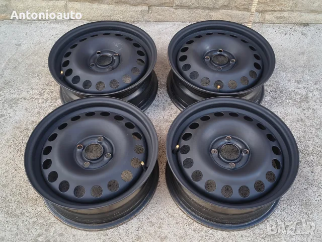 4х100 - 15 цола Опел 4x100 Opel 4 x 100 метални джанти 4 броя , снимка 4 - Гуми и джанти - 56098787