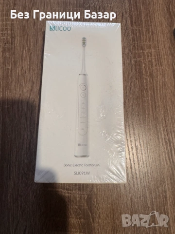 Нова Сонична електрическа четка за зъби Slicoo – 5 режима, дълбоко почистване, smart memory