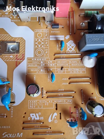 Телевизор на части - Samsung UE43CU7172U, снимка 3 - Части и Платки - 50691699