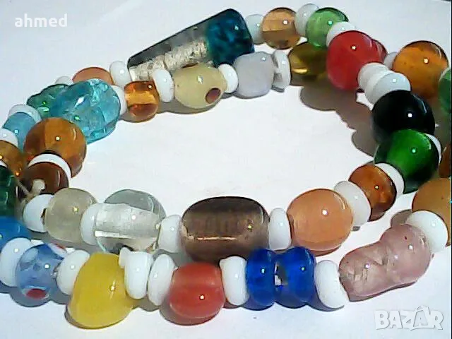 2бр стари красиви колиета естествени камени, снимка 4 - Колиета, медальони, синджири - 49804484