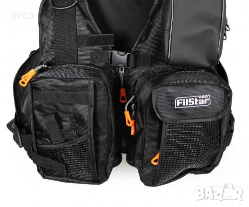 Мухарски елек FilStar Tactical Float с плаващи панели, снимка 4 - Екипировка - 53614891