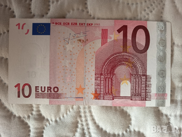 Банкнота 10 евро 2002г.