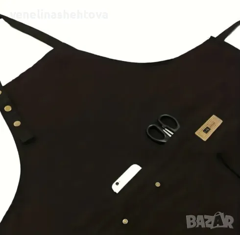 Непромокаема готварска престилка голям джоб копчета за регулиране , снимка 3 - Други - 49386410