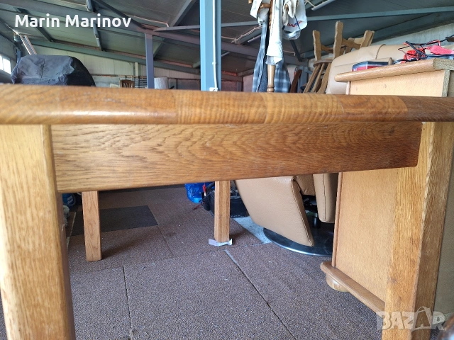 Масивна трапезна маса, снимка 3 - Маси - 53848948