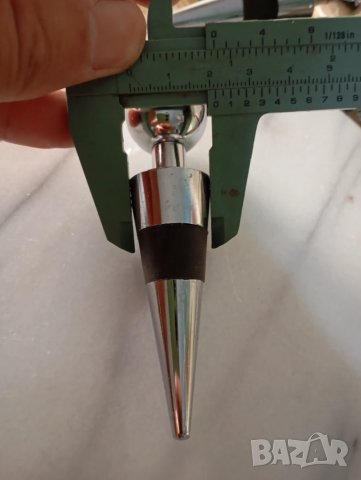 Луксозна метална запушалка,тапа, снимка 2 - Други ценни предмети - 50929410